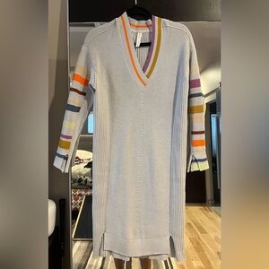 Anthropologie Multicolor V-Neck Sweater Dress